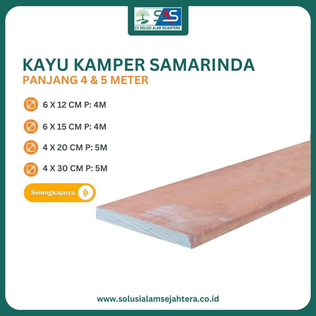 Kayu Kamper Samarinda Oven