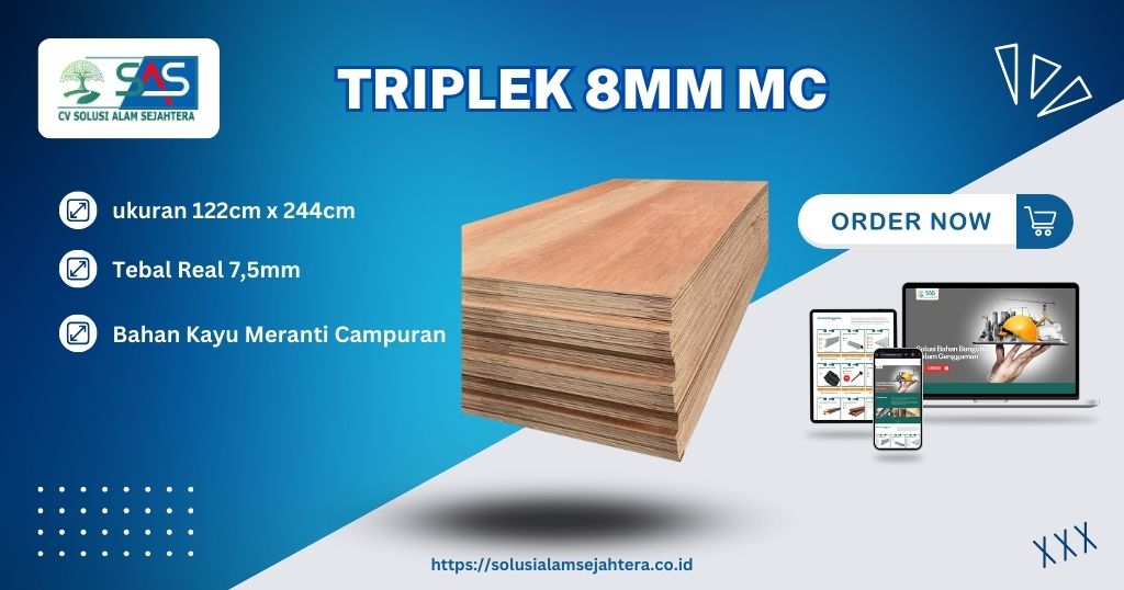 Triplek 8mm Cor